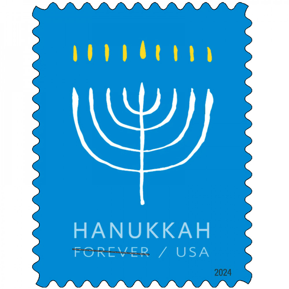 (2024) USPS Hanukkah Forever Stamps, Sheet of 20