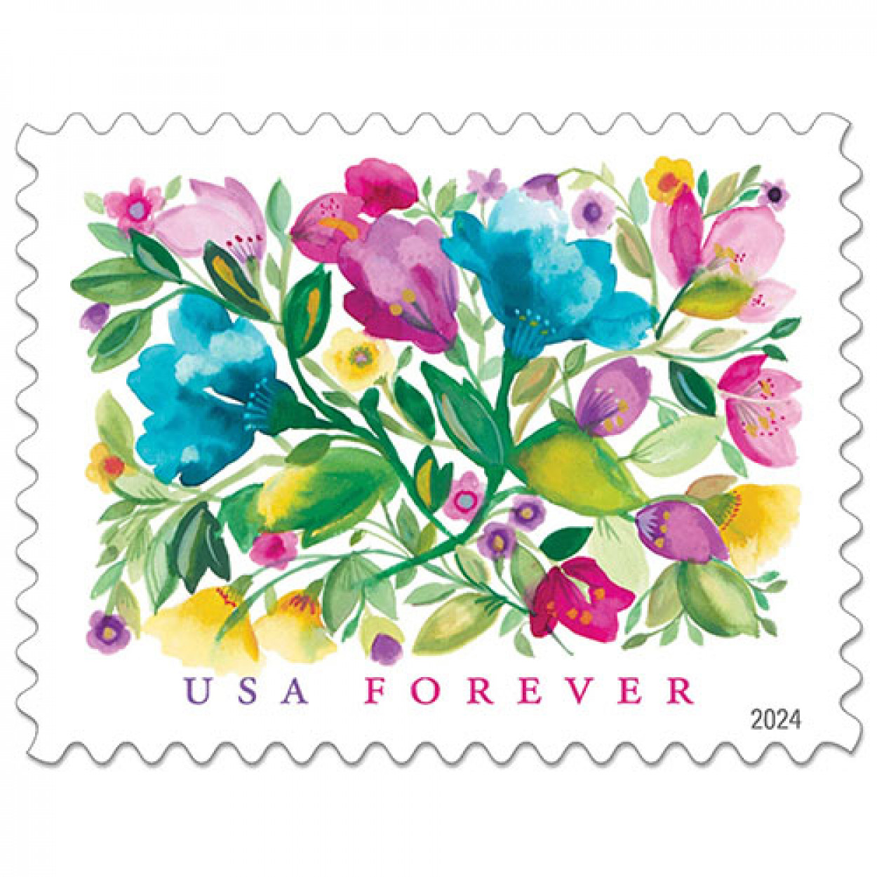 (2024) USPS Celebration Blooms Forever Stamps