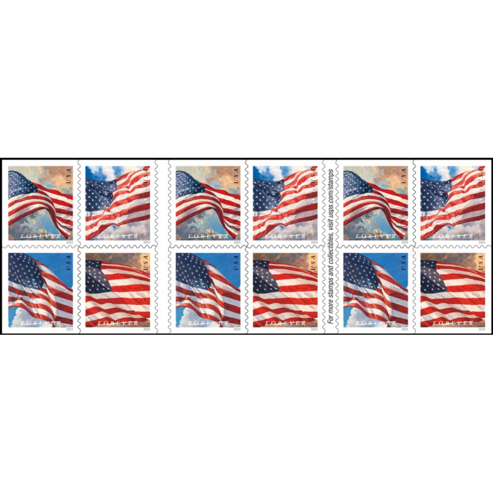 (2024) Flag Forever Stamps Sheets Booklets