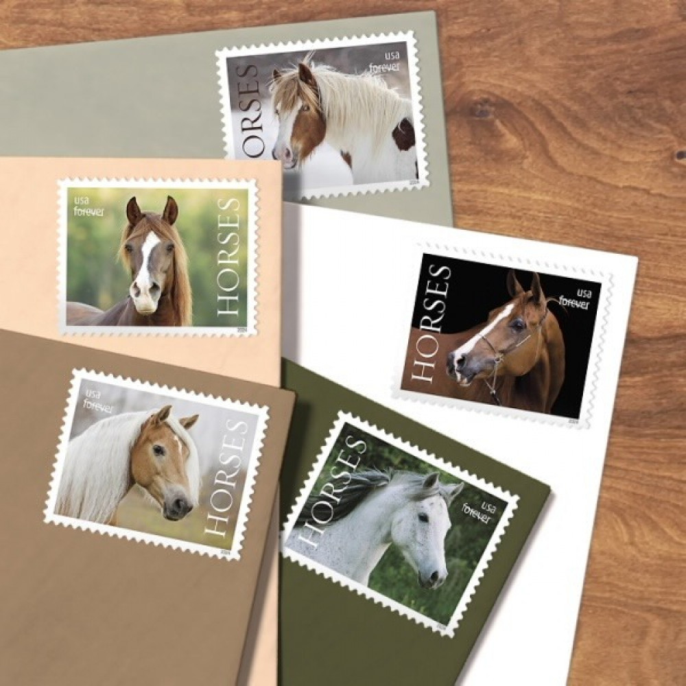 (2024) Horses Forever Stamps, Sheet of 20