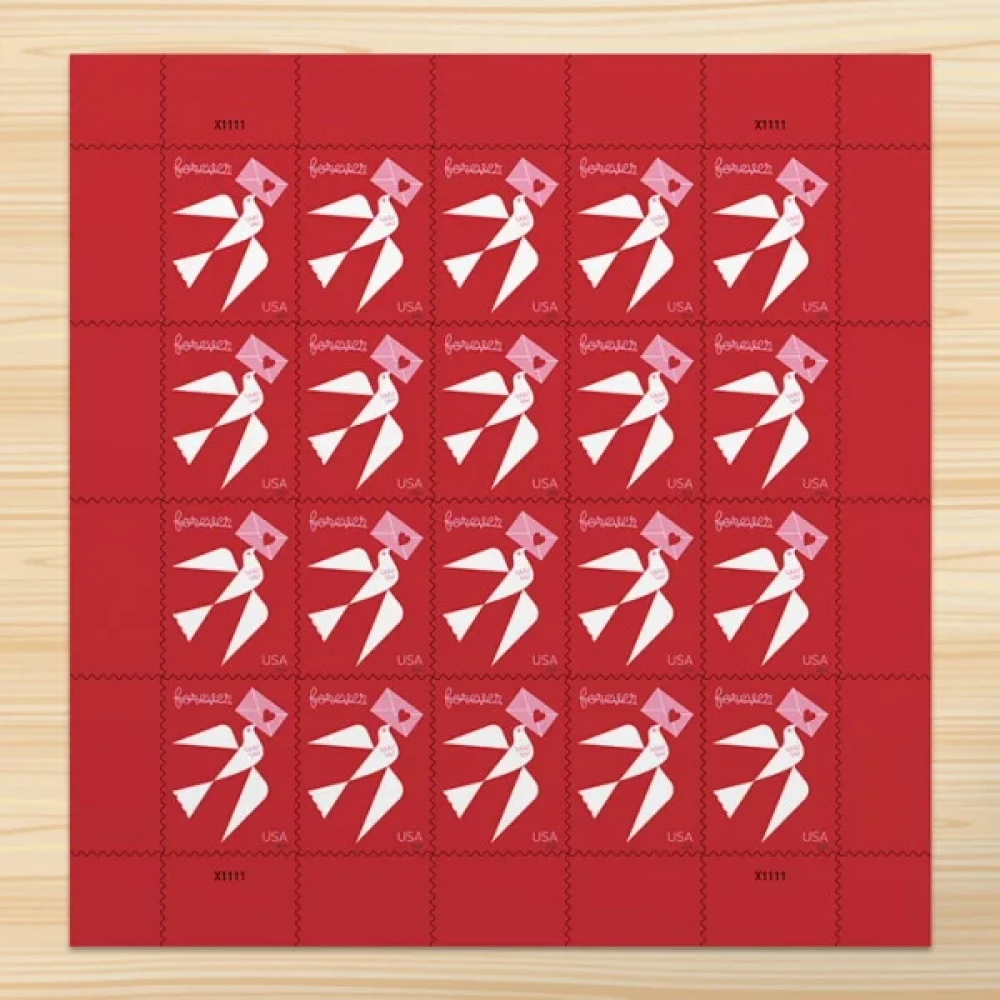 (2024) Love Forever Stamps, Sheet of 20