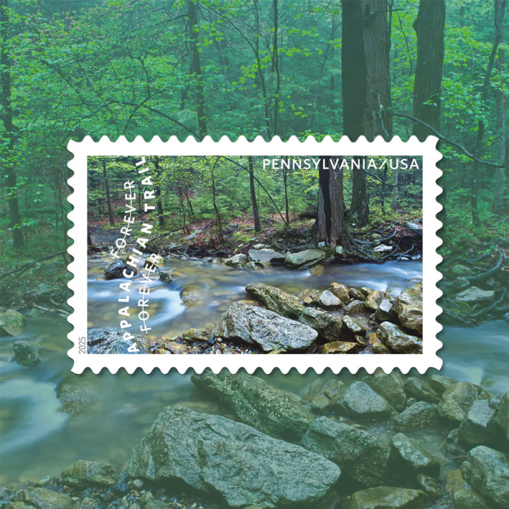 (2025) The Appalachian Trail Forever Stamps, Sheet of 15 | Multiple Stamp Designs