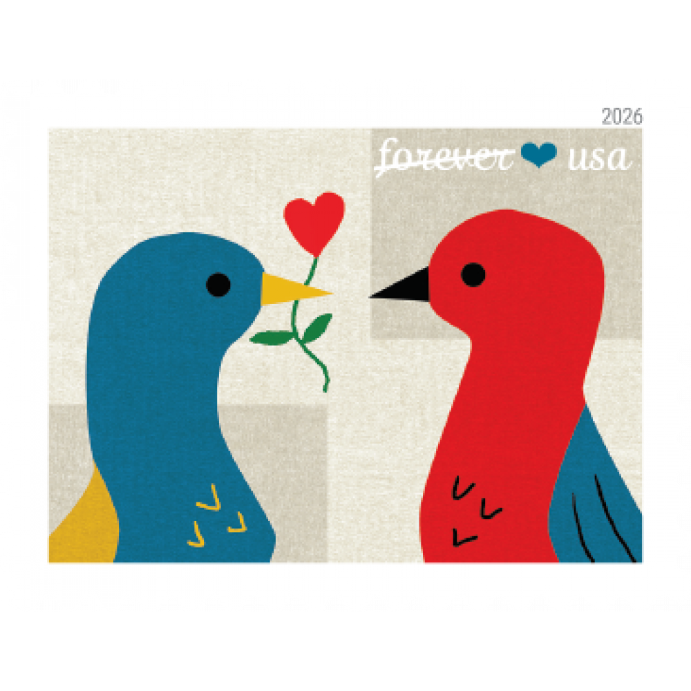 (2026) Love Forever Stamps, Sheet of 20