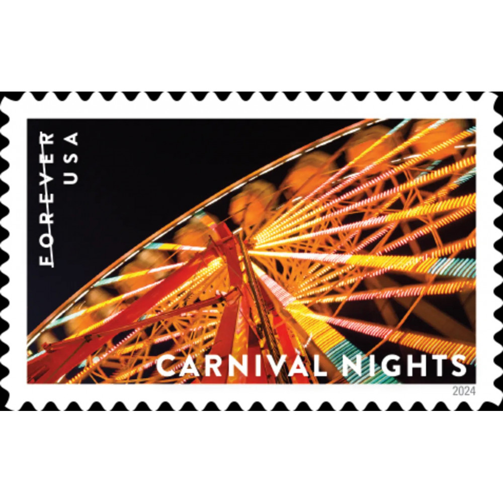 (2024) Carnival Nights US Forever Stamps